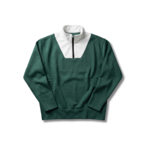 sweat zippé col montant