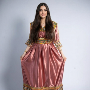 Robe Kabyle Rose Cuivre