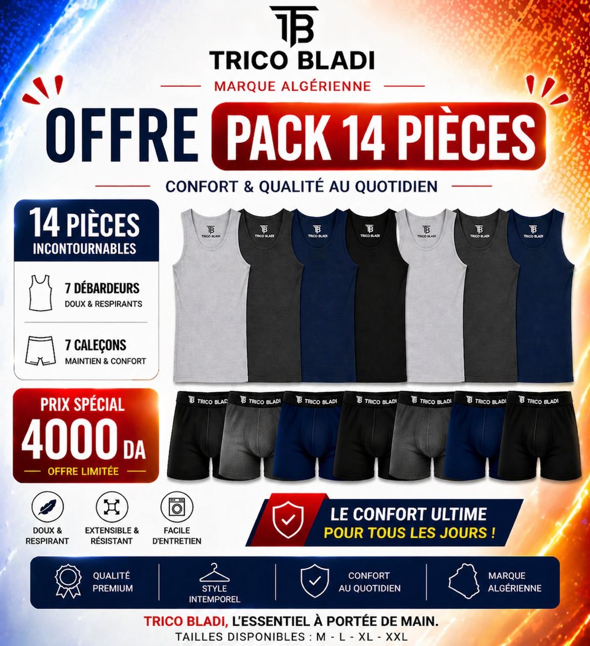 Pack 14 pièces